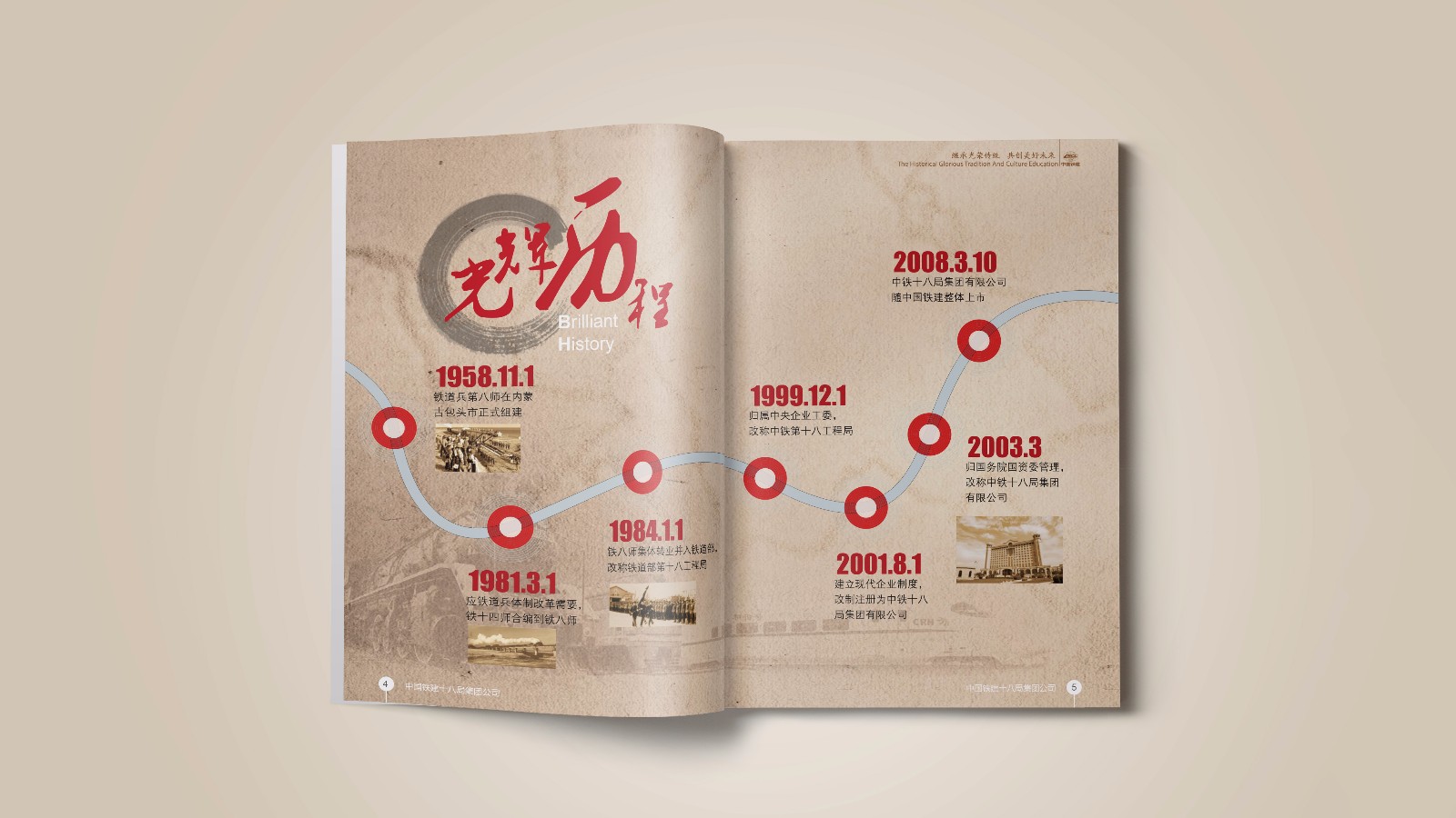 中國鐵建平面畫(huà)冊設計