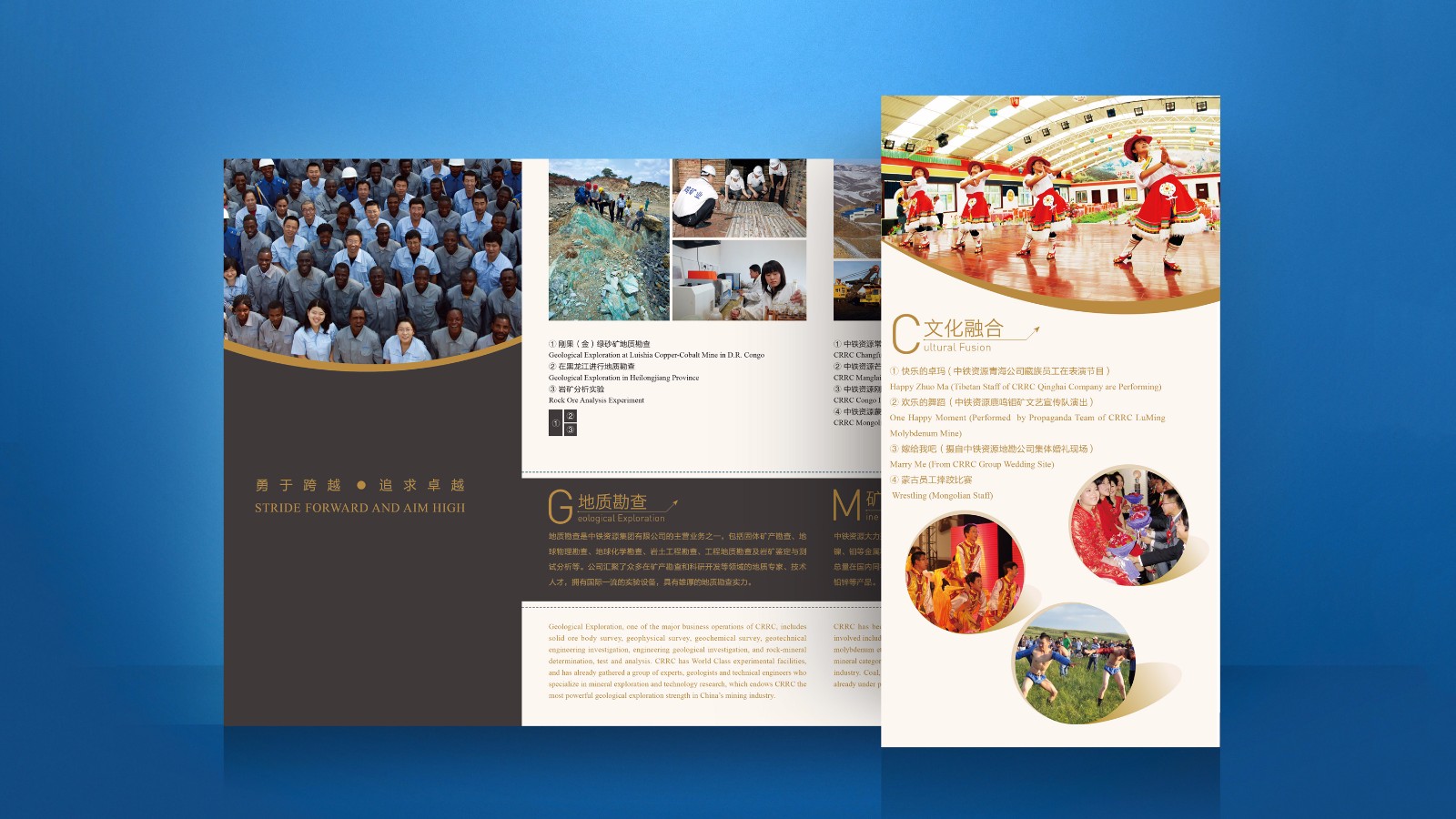 中鐵資源宣傳折頁(yè)設計制作