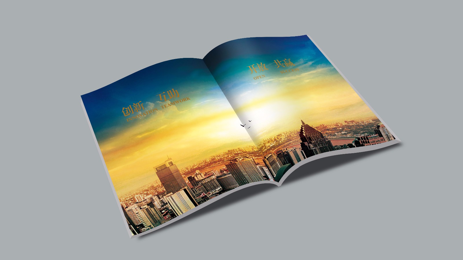 鑫塔投資宣傳畫(huà)冊設計制作