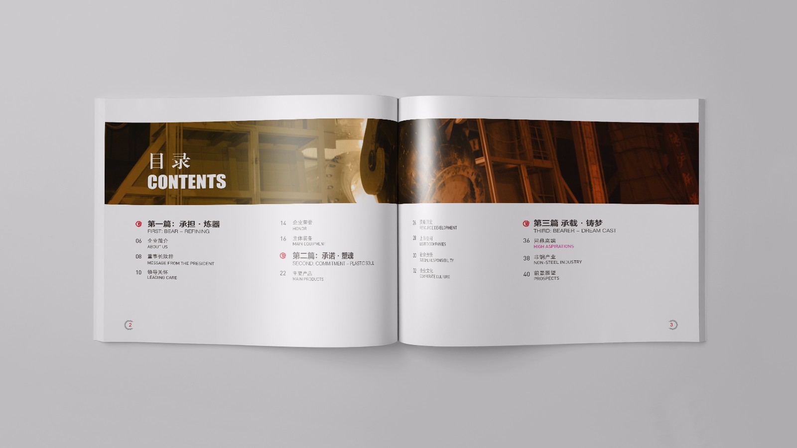 凌源鋼鐵平面畫(huà)冊設計