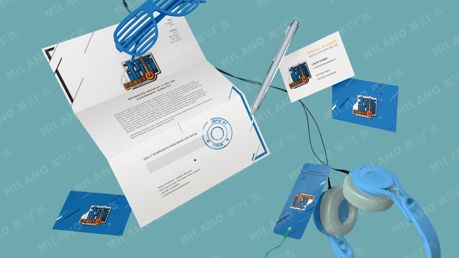 金融公司展板設計